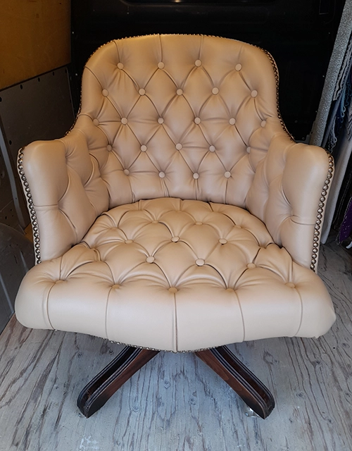 restauration fauteuil cuir